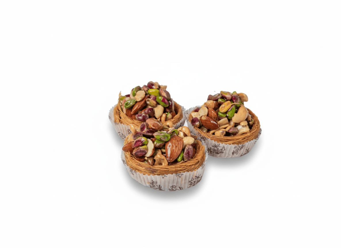 Rashad Sweets - Birds' Nest with Pistachios and Nuts